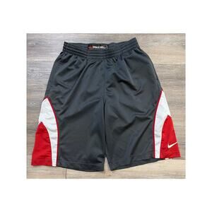 Vintage Nike Gray/Red Basketball Shorts – Men’s Large